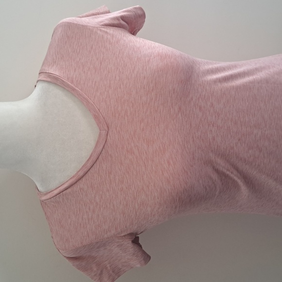 ASICS Pink Athletic V-neck Top size XS - Picture 2 of 7